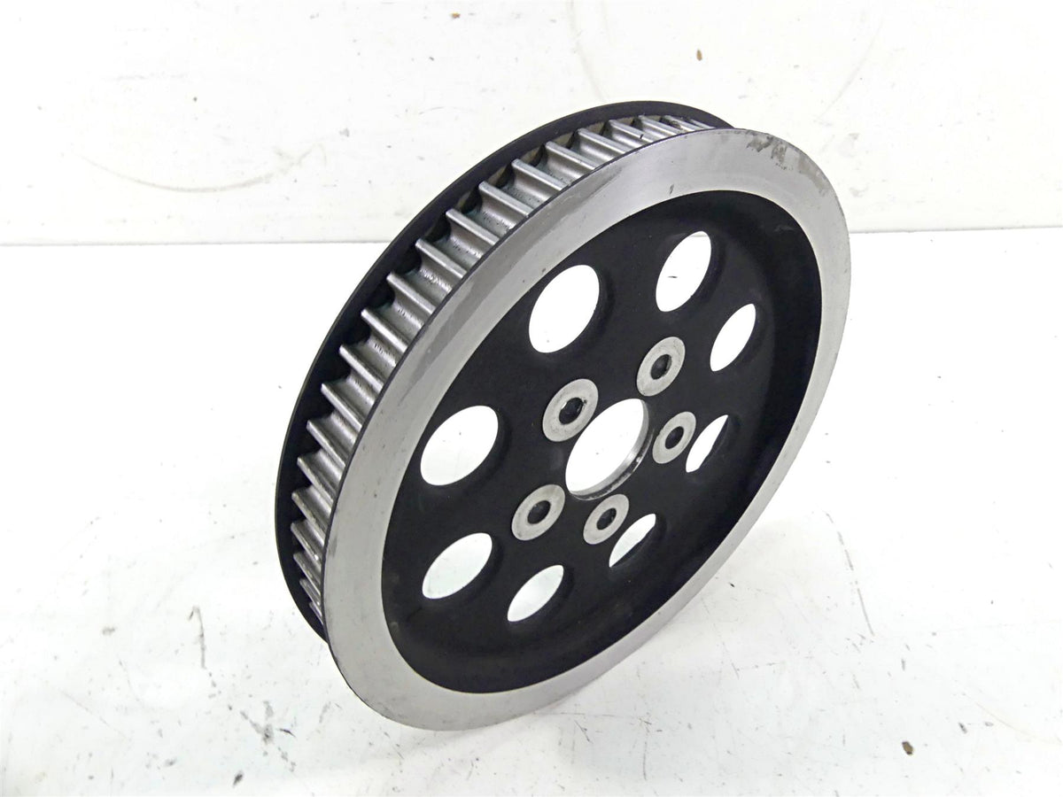 1997 Harley Sportster XL1200 C Rear Belt Pulley 61T + Chrome Cover 40246-91 {{ shop.shopifyCountryName }} - Mototech271
