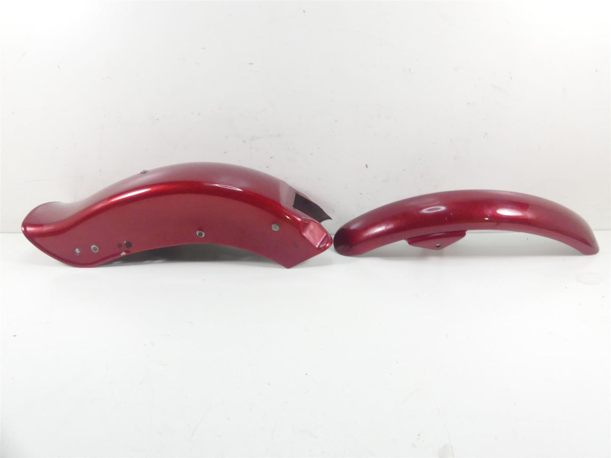 1999 Harley FXSTS Softail Springer Fuel Tank Fender Red Pearl Set 61290-97 {{ shop.shopifyCountryName }} - Mototech271
