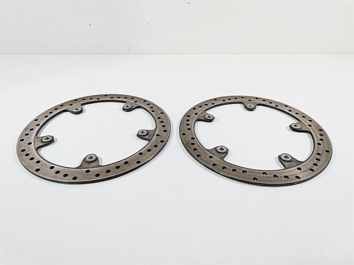 2014 BMW S1000RR K46 Straight Front Brake Rotor Disc Set 320mm 34117723493 {{ shop.shopifyCountryName }} - Mototech271