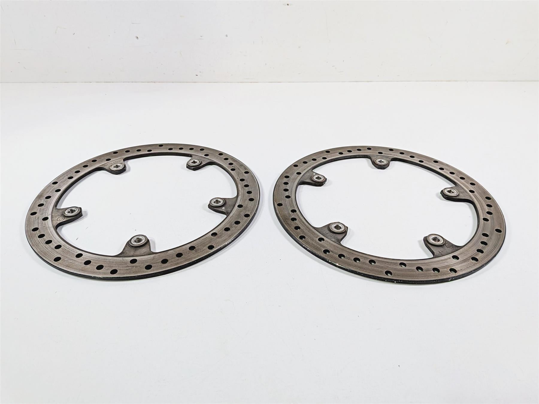 2014 BMW S1000RR K46 Straight Front Brake Rotor Disc Set 320mm 34117723493 {{ shop.shopifyCountryName }} - Mototech271