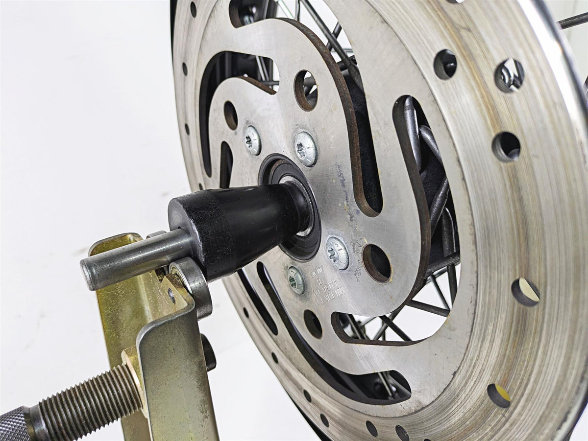 2014 Harley FLS Softail Slim Straight 16x3 Front Wheel Rim & Rotor 55107-12 {{ shop.shopifyCountryName }} - Mototech271