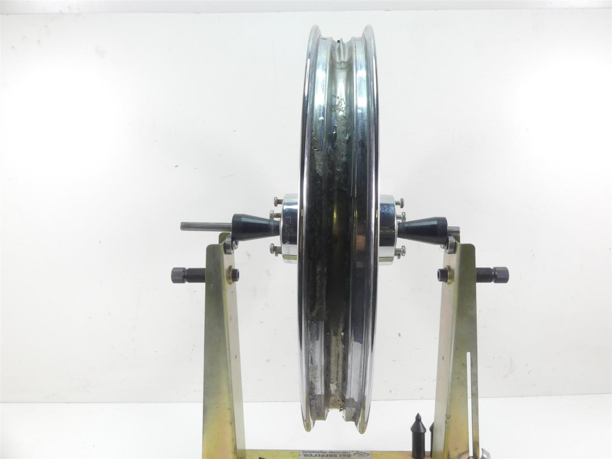 2004 Harley Softail FXSTD SE CVO Deuce Front Chrome Wheel Rim 21x2.15 44624-03 {{ shop.shopifyCountryName }} - Mototech271