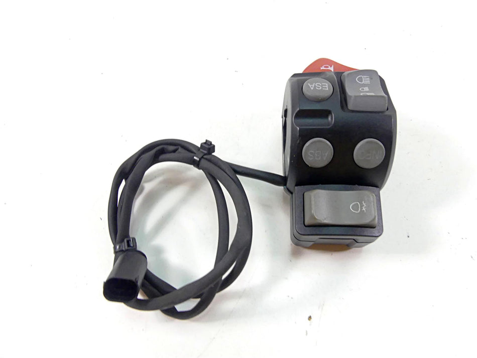 2009 BMW R1200GS K255 Adv Left Hand Control Switch Esa Abs Fog Light 61317704617 {{ shop.shopifyCountryName }} - Mototech271