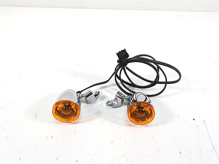 2006 Harley Softail FXSTSI Springer Front Blinker Turn Signal Set 68972-00 {{ shop.shopifyCountryName }} - Mototech271