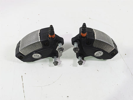 2008 Harley Touring FLHTP Electra Glide Brembo Front Brake Caliper Set 43027-08 {{ shop.shopifyCountryName }} - Mototech271