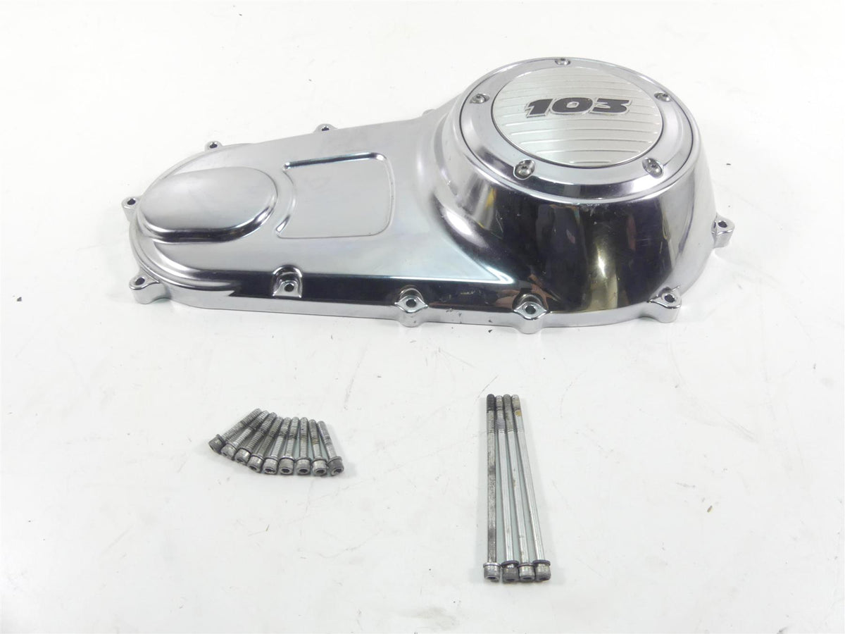 2013 Harley Touring FLTRX Road Glide Outer Primary Drive Clutch Cover 60685-07 {{ shop.shopifyCountryName }} - Mototech271