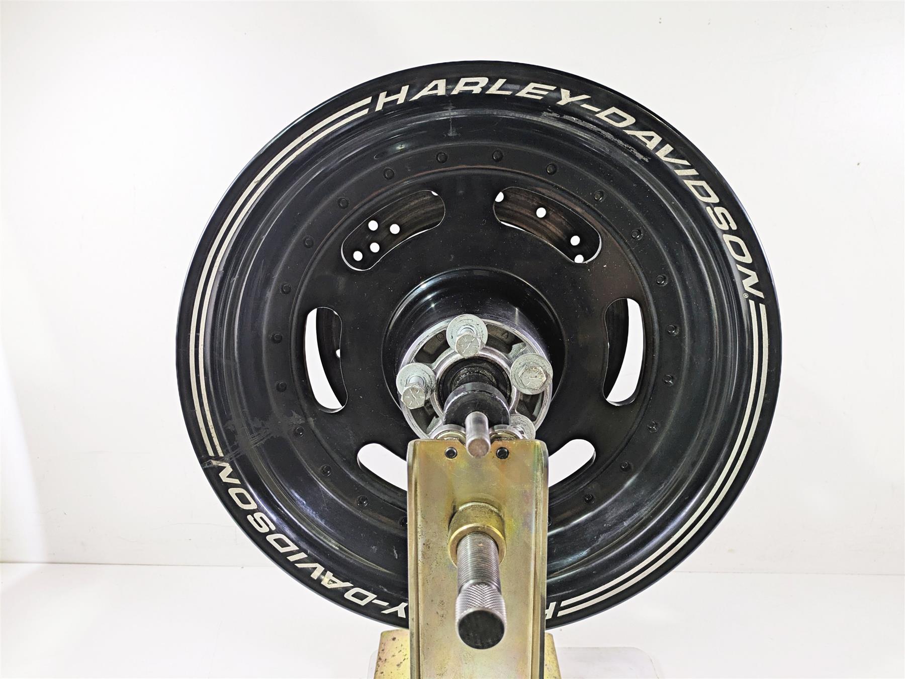 2015 Harley FXDF Dyna Fat Bob Rear Wheel Rim Straight 16x5 Black 40900261 {{ shop.shopifyCountryName }} - Mototech271