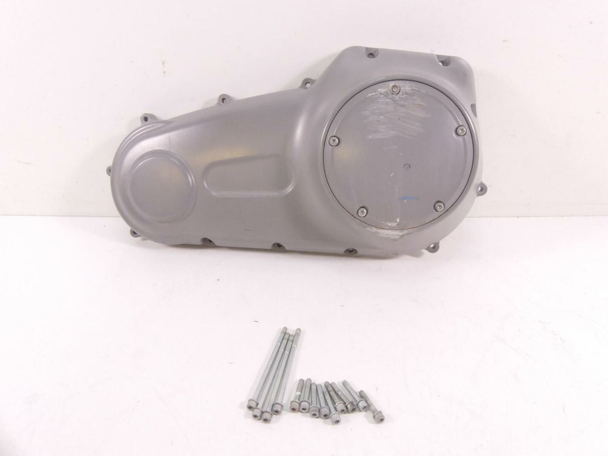 2009 Harley FXCW Softail Rocker Outer Primary Drive Clutch Cover 60784-06 {{ shop.shopifyCountryName }} - Mototech271