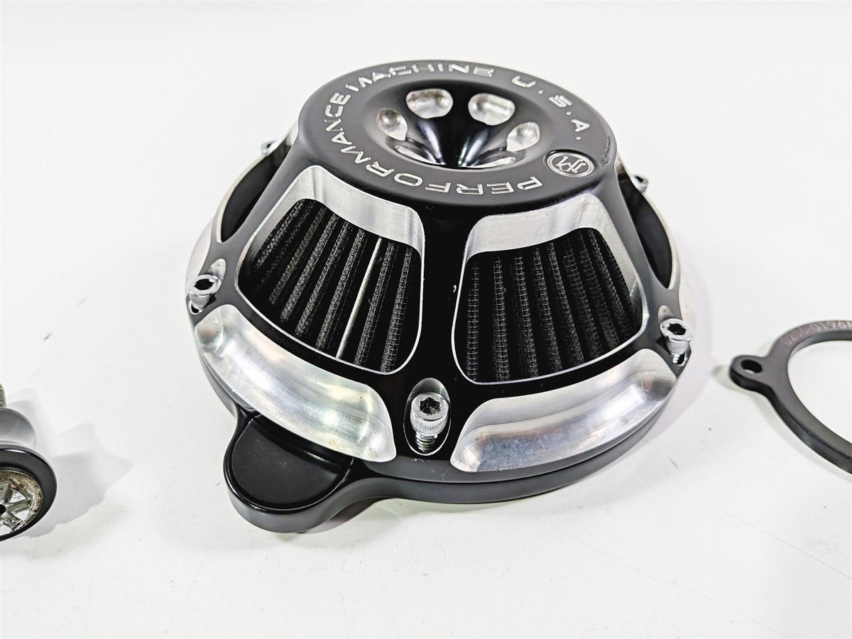 2017 Harley Touring FLHXS Street Glide Performance Machine MAX HP Air Cleaner Kit Black Contrast 577435 {{ shop.shopifyCountryName }} - Mototech271