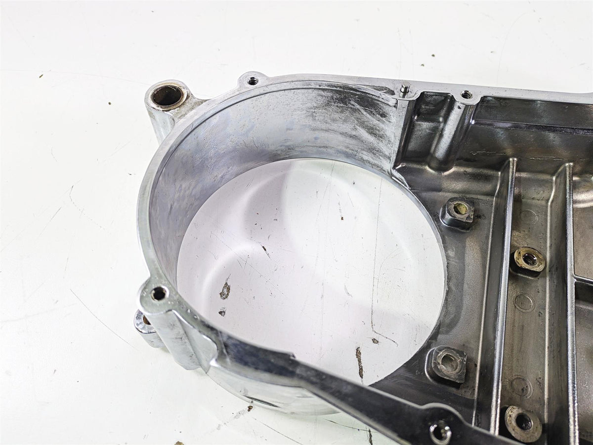 2003 Harley Touring FLHTCUI E-Glide 100th Chrome Inner Primary Cover 60677-01B {{ shop.shopifyCountryName }} - Mototech271