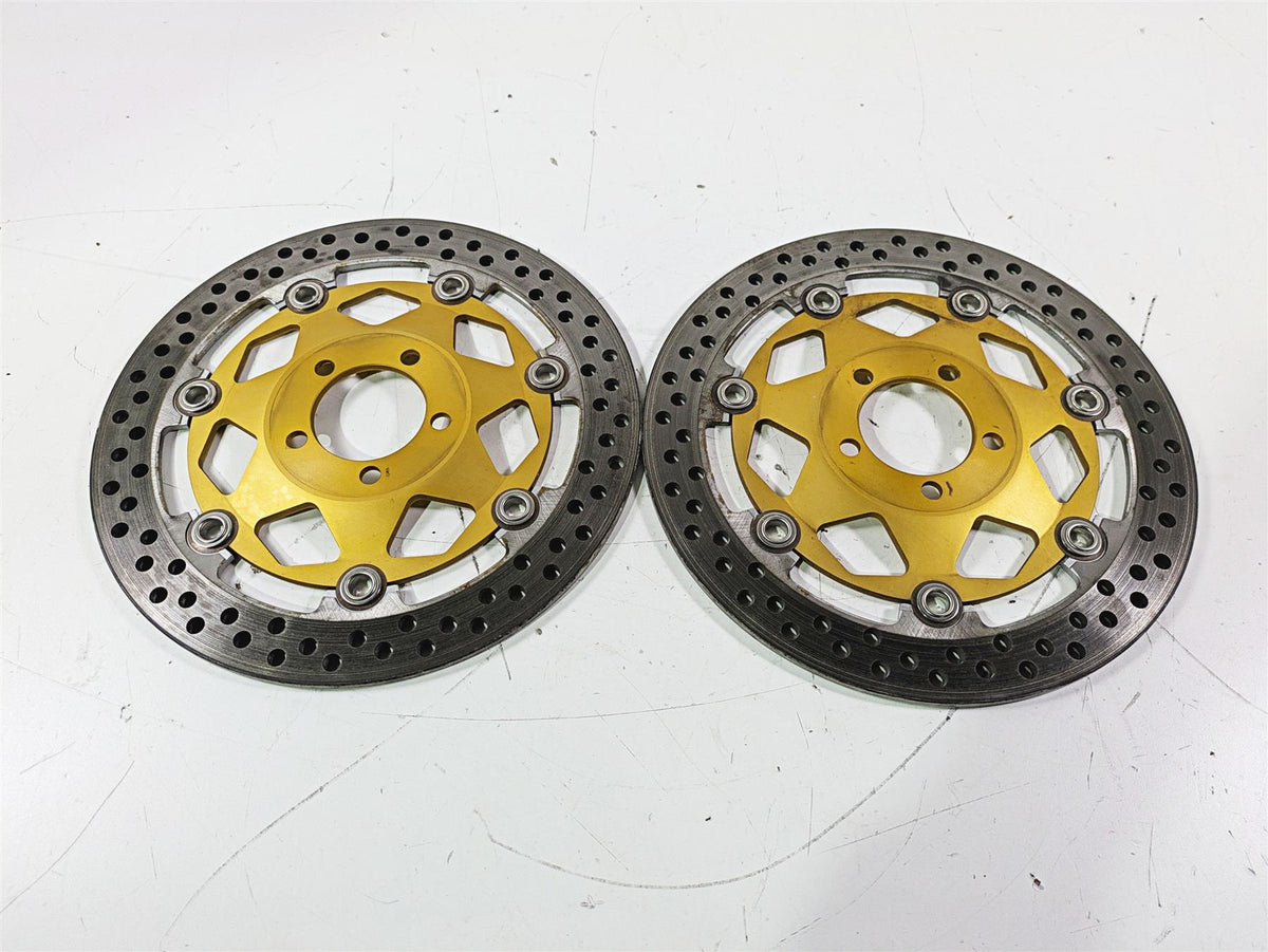 2005 Kawasaki ZX12R Ninja Front Brake Disc Rotor Set 41080-0001-488 {{ shop.shopifyCountryName }} - Mototech271