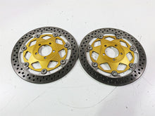 Load image into Gallery viewer, 2005 Kawasaki ZX12R Ninja Front Brake Disc Rotor Set 41080-0001-488 | Mototech271
