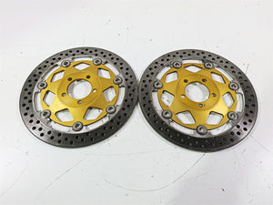 2005 Kawasaki ZX12R Ninja Front Brake Disc Rotor Set 41080-0001-488 | Mototech271