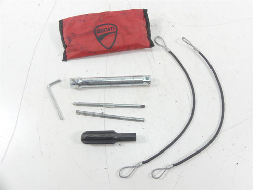 2015 Ducati Diavel Carbon Red Oem Owners Tools Bag Tool Kit 69720263A | Mototech271