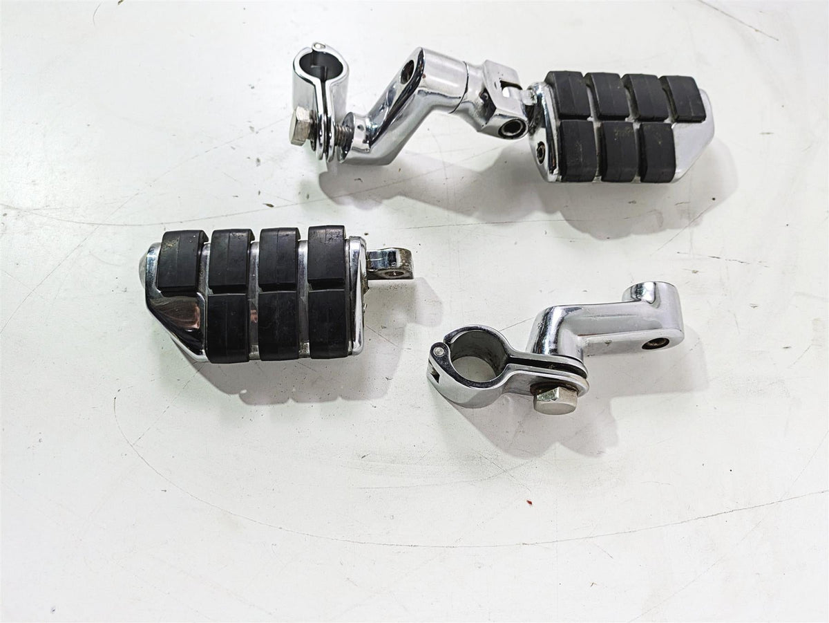 2004 Yamaha XVZ1300 Royal Star Chrome Highway Foot Peg Rest Set FOR PARTS {{ shop.shopifyCountryName }} - Mototech271