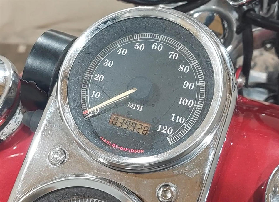 1999 Harley Dyna FXDL Low Rider Speedometer Tacho Meter Gauges 39K 67025-99A {{ shop.shopifyCountryName }} - Mototech271