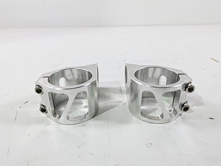 2003 Kawasaki ZX9R Ninja Tarazon 46mm Clip On Handle Bar Clamp Set for 22mm Bar {{ shop.shopifyCountryName }} - Mototech271