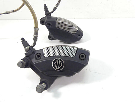 2013 Harley VRSCF Muscle Vrod Front Brake Caliper Set + Lines 44731-08 44732-08 {{ shop.shopifyCountryName }} - Mototech271