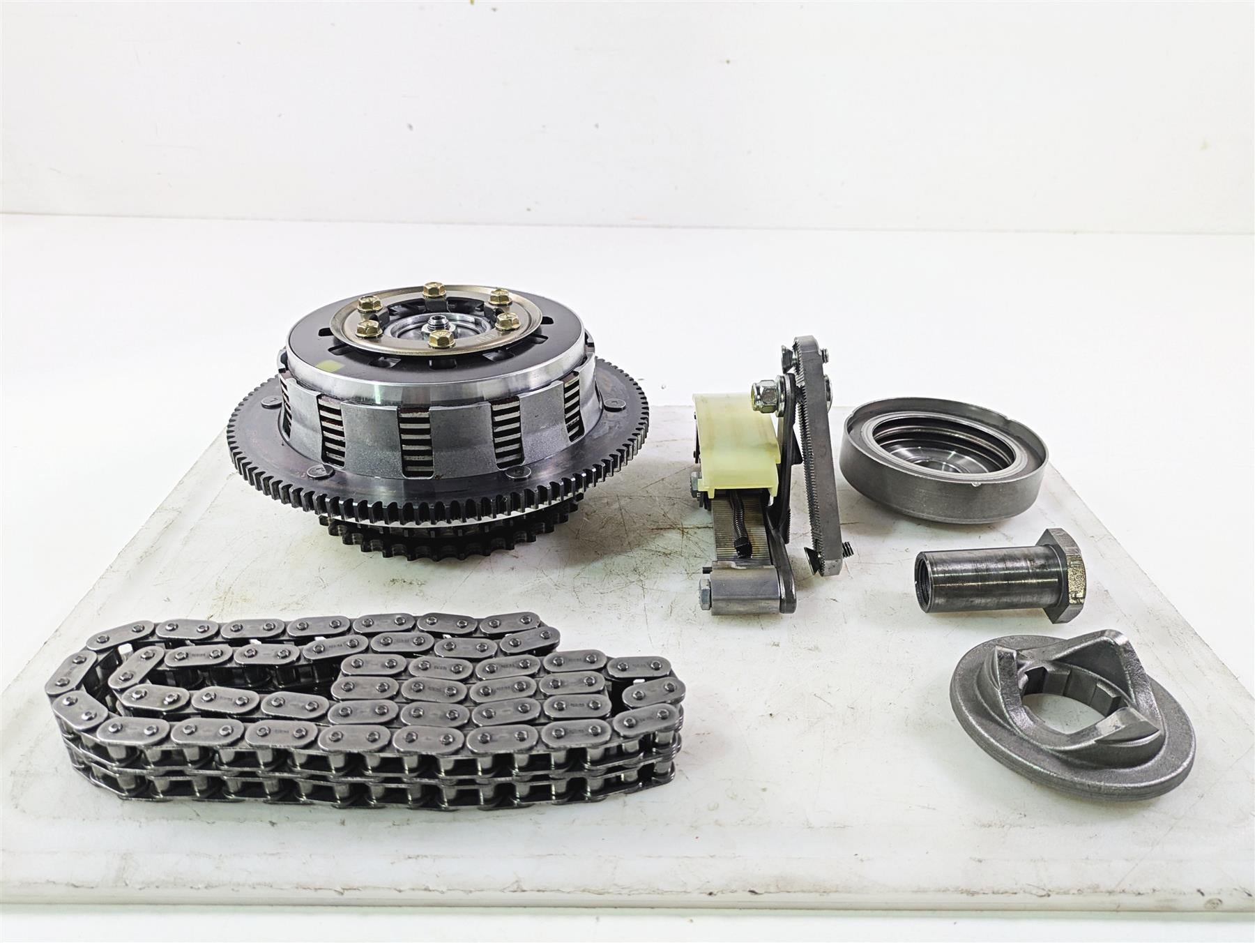 2004 Harley Softail FLSTF Fat Boy Primary Drive Clutch Kit 37802-04A {{ shop.shopifyCountryName }} - Mototech271
