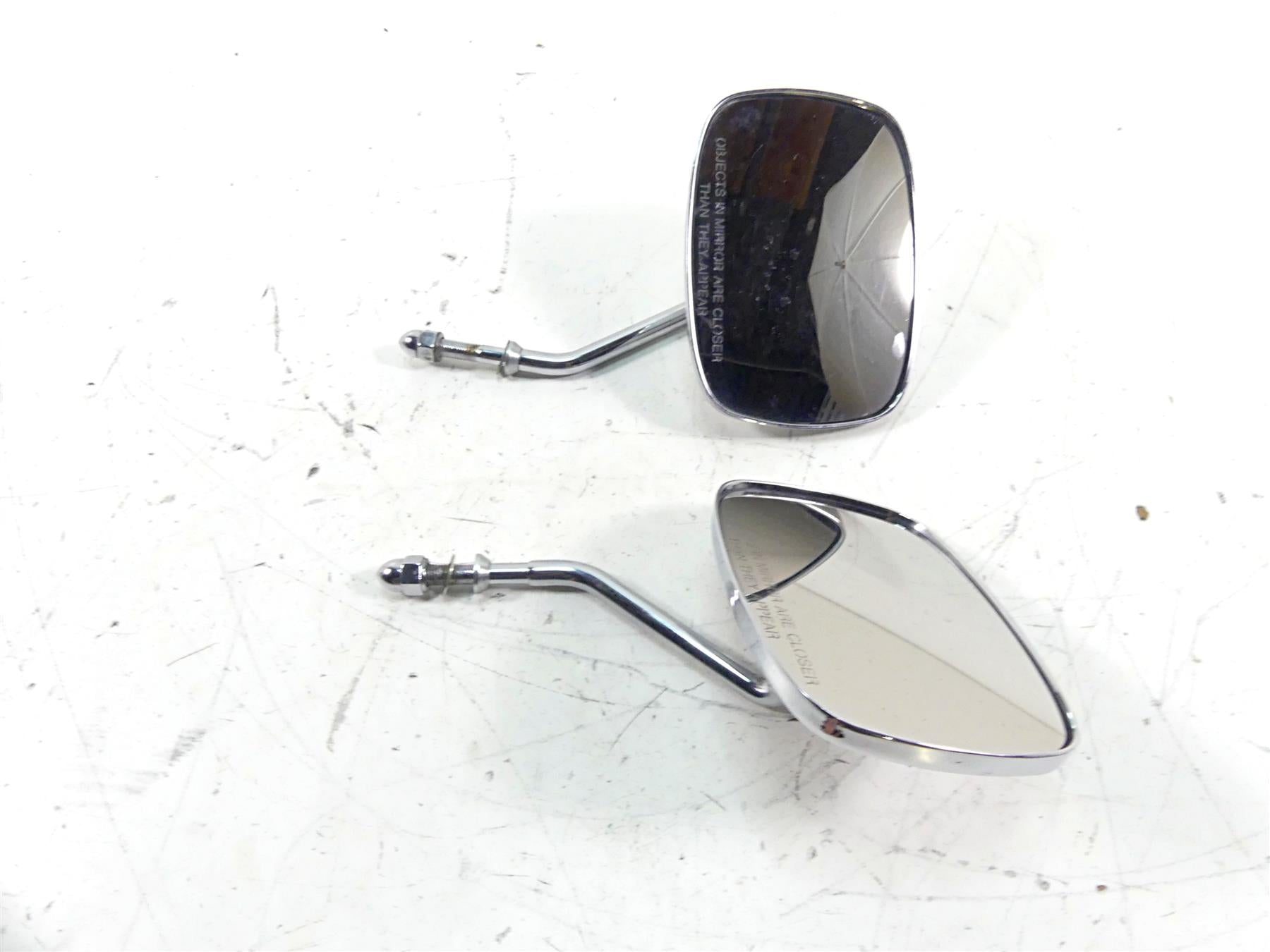 2002 Harley Touring FLHTC Electra Glide Rear Chrome View Mirror Set 91892-88A {{ shop.shopifyCountryName }} - Mototech271