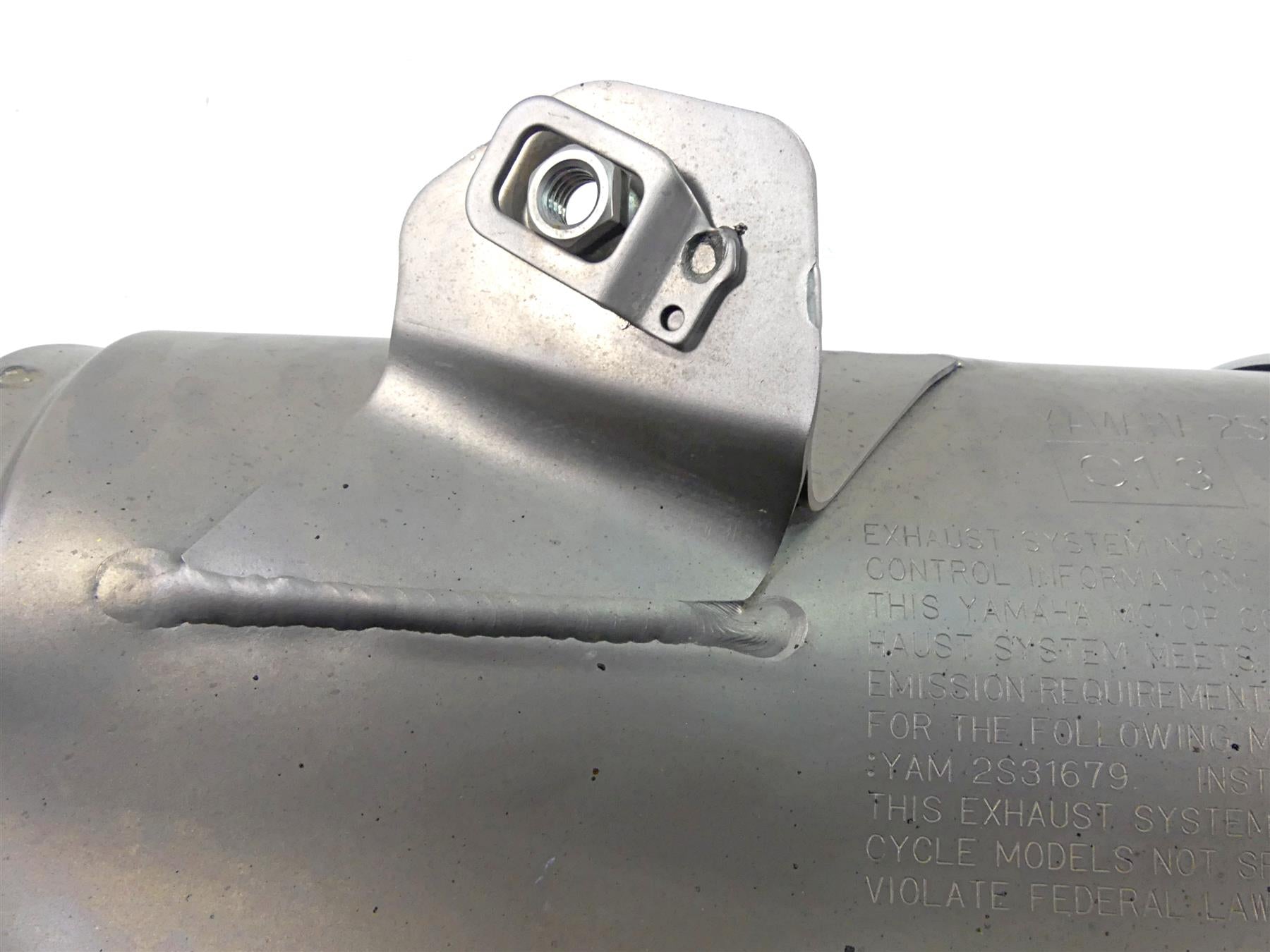 2012 Yamaha VMX17 VMAX 1700 Right Stock Exhaust Pipe Muffler 2S3-14720-00-00 {{ shop.shopifyCountryName }} - Mototech271