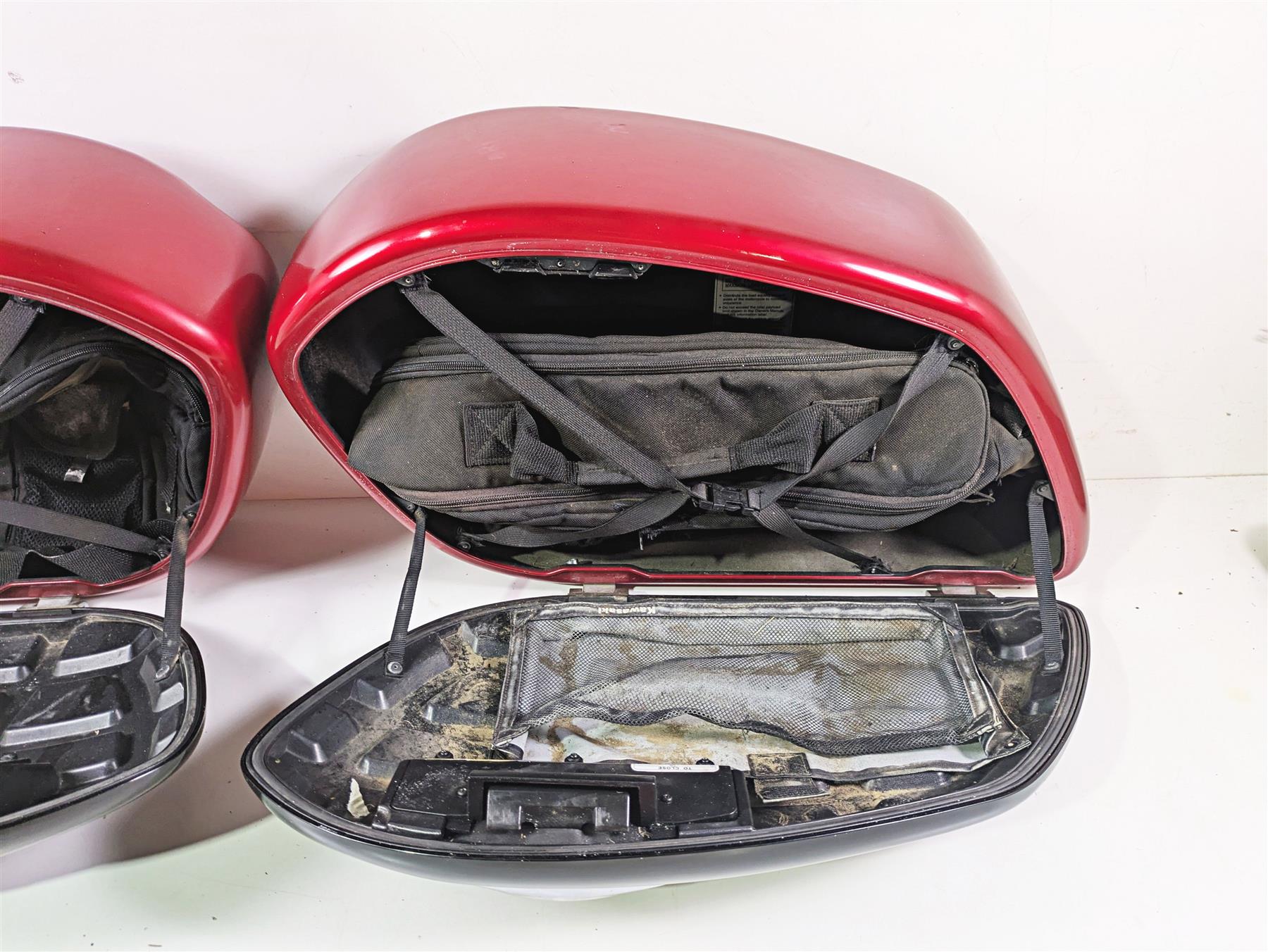 2008 Kawasaki VN1600 Vulcan Nomad Saddlebag Saddle Bag Set 14041-1130-17K {{ shop.shopifyCountryName }} - Mototech271