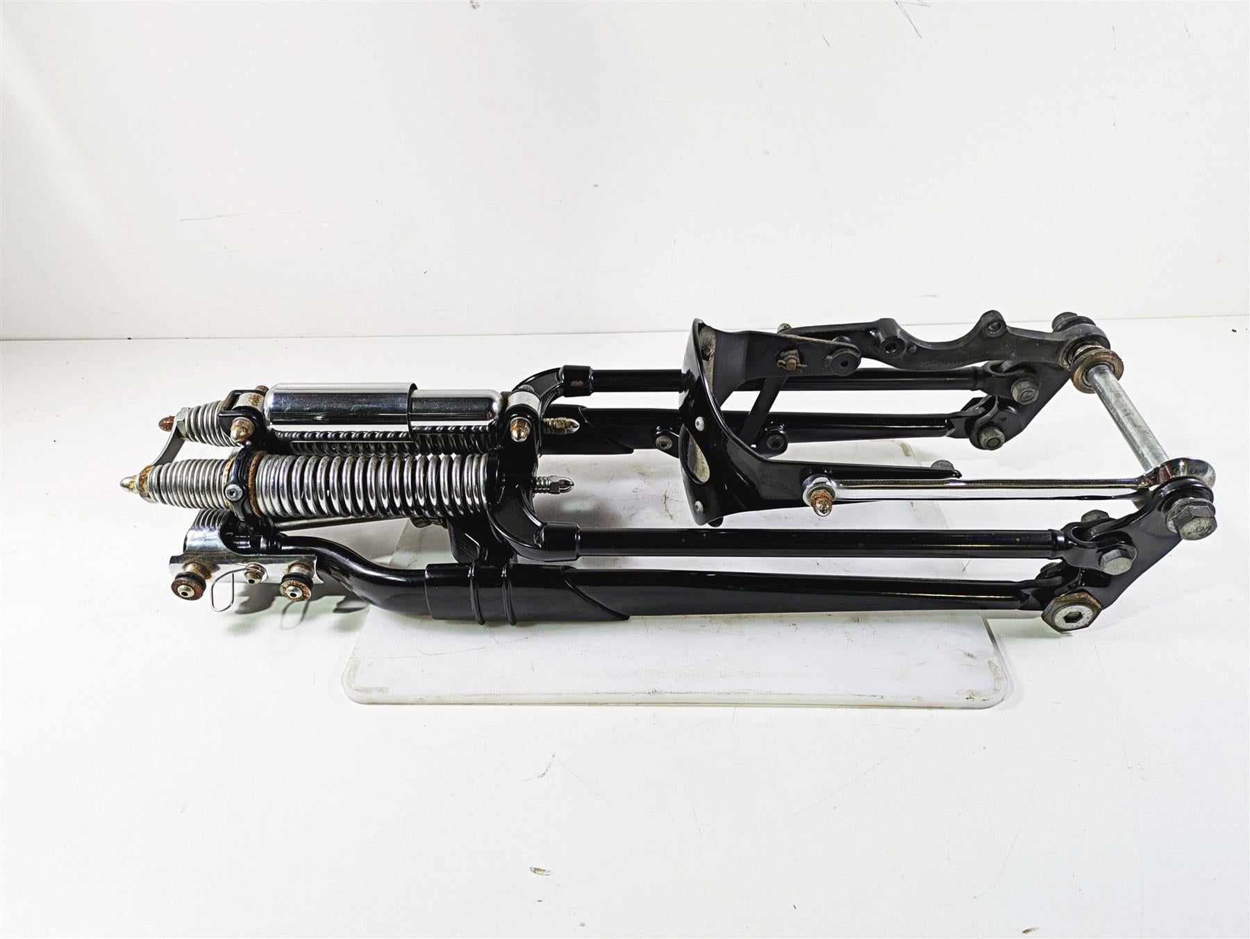 2008 Harley FLSTSB Cross Bones Straight Springer Front End Fork Set 46173-05 {{ shop.shopifyCountryName }} - Mototech271