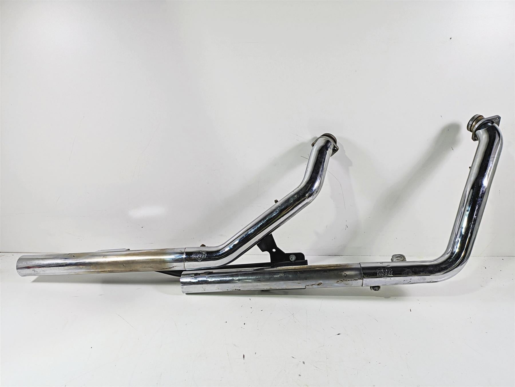 2003 Harley Dyna FXDL Low Rider 100TH Vance Hines Straight Shots Exhaust 16805 {{ shop.shopifyCountryName }} - Mototech271