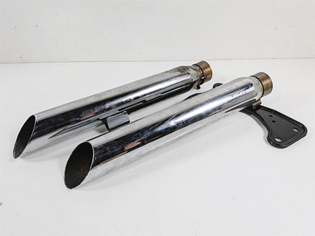 2012 Harley Softail FLSTF Fat Boy Python Slash Cut Slip On Muffler {{ shop.shopifyCountryName }} - Mototech271