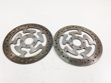 Load image into Gallery viewer, 2011 Harley Touring FLTRU Road Glide Brembo Front Brake Rotor Disc Set 41808-08A | Mototech271
