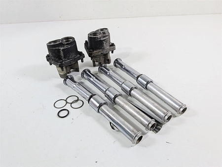 1990 Harley Touring FLHTC Electra Glide Push Rod Tapped Guide Covers 18540-83C {{ shop.shopifyCountryName }} - Mototech271