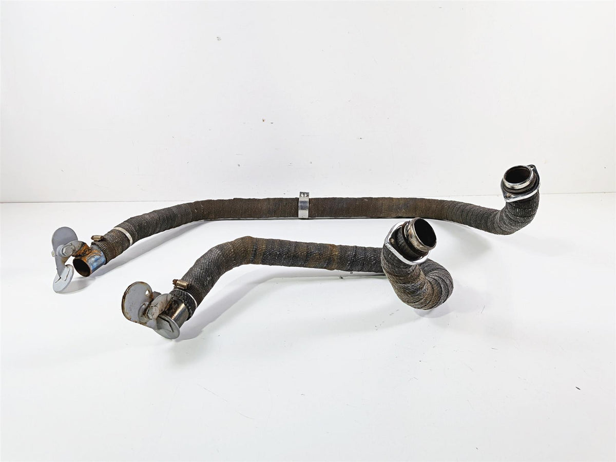 2002 Harley Davidson XLH883 Sportster Custom Exhaust System + Rain Flap Covers {{ shop.shopifyCountryName }} - Mototech271