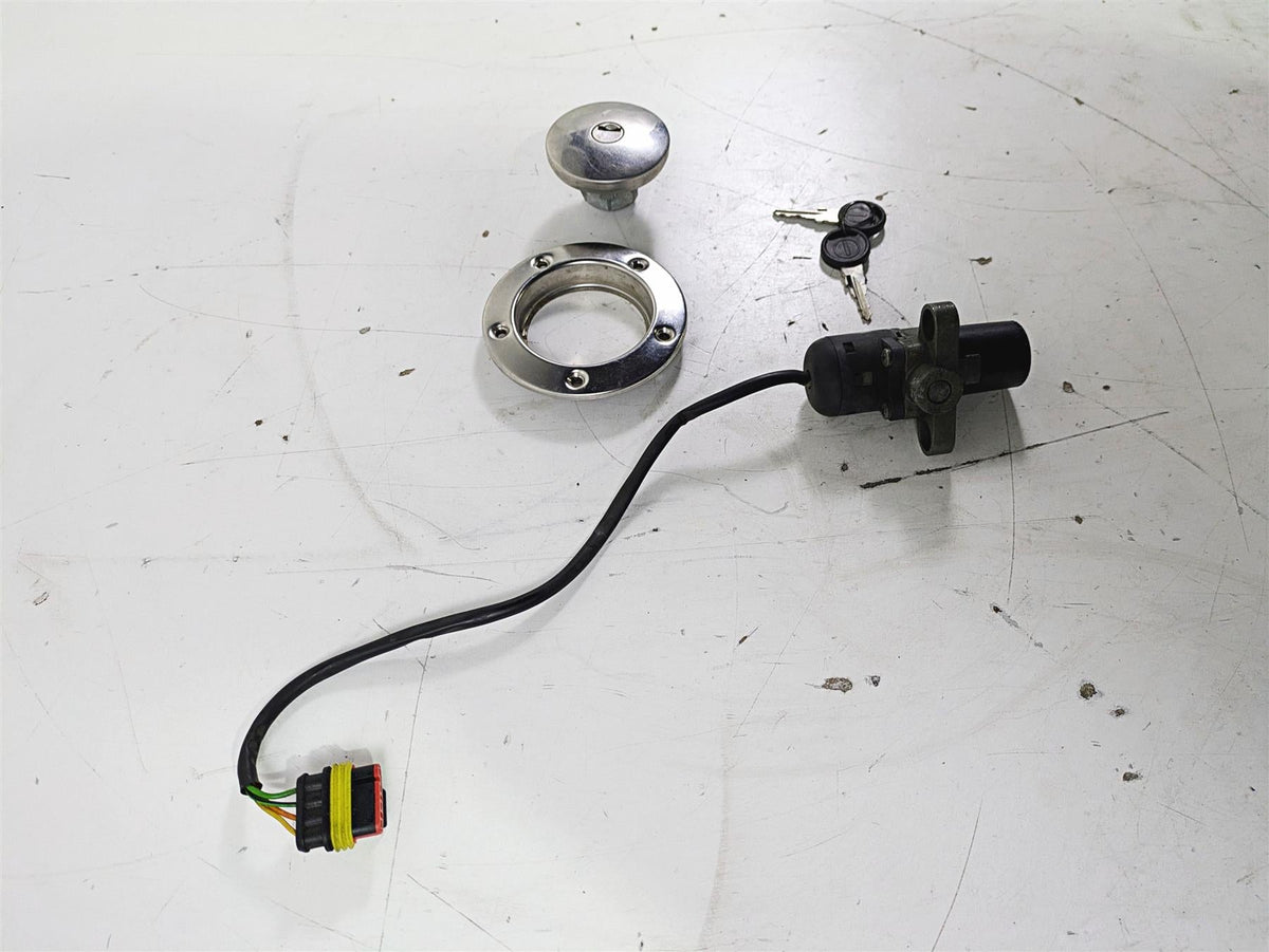 1998 Moto Guzzi California 1100 EV Ignition Switch Key Lock Cap Set GU03736801 {{ shop.shopifyCountryName }} - Mototech271