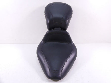 2001 Harley Softail FLSTC Heritage Mustang Studded Seat Saddle Set 79258 {{ shop.shopifyCountryName }} - Mototech271