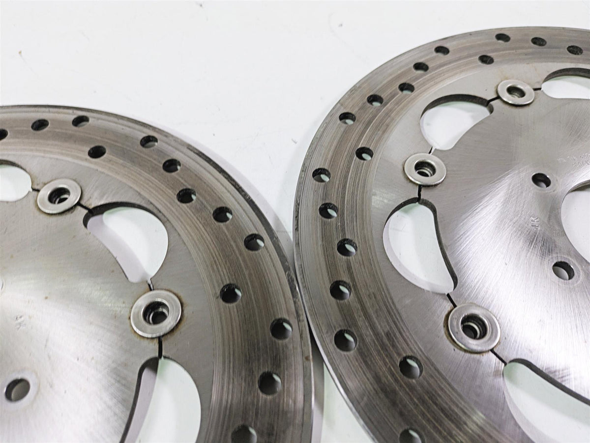 2015 Harley FXDF Dyna Fat Bob Front Brake Rotor Disc Set 46717-10 {{ shop.shopifyCountryName }} - Mototech271