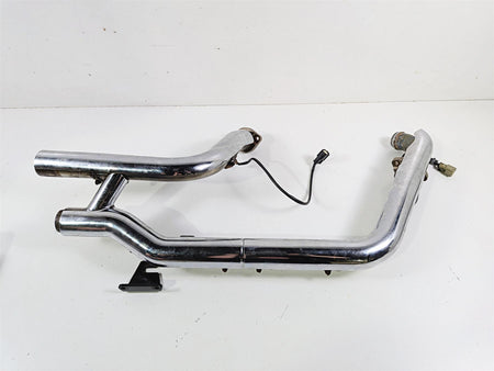 2012 Harley Softail FLSTF Fat Boy Exhaust Header & Heat Shield Set 65600042 {{ shop.shopifyCountryName }} - Mototech271
