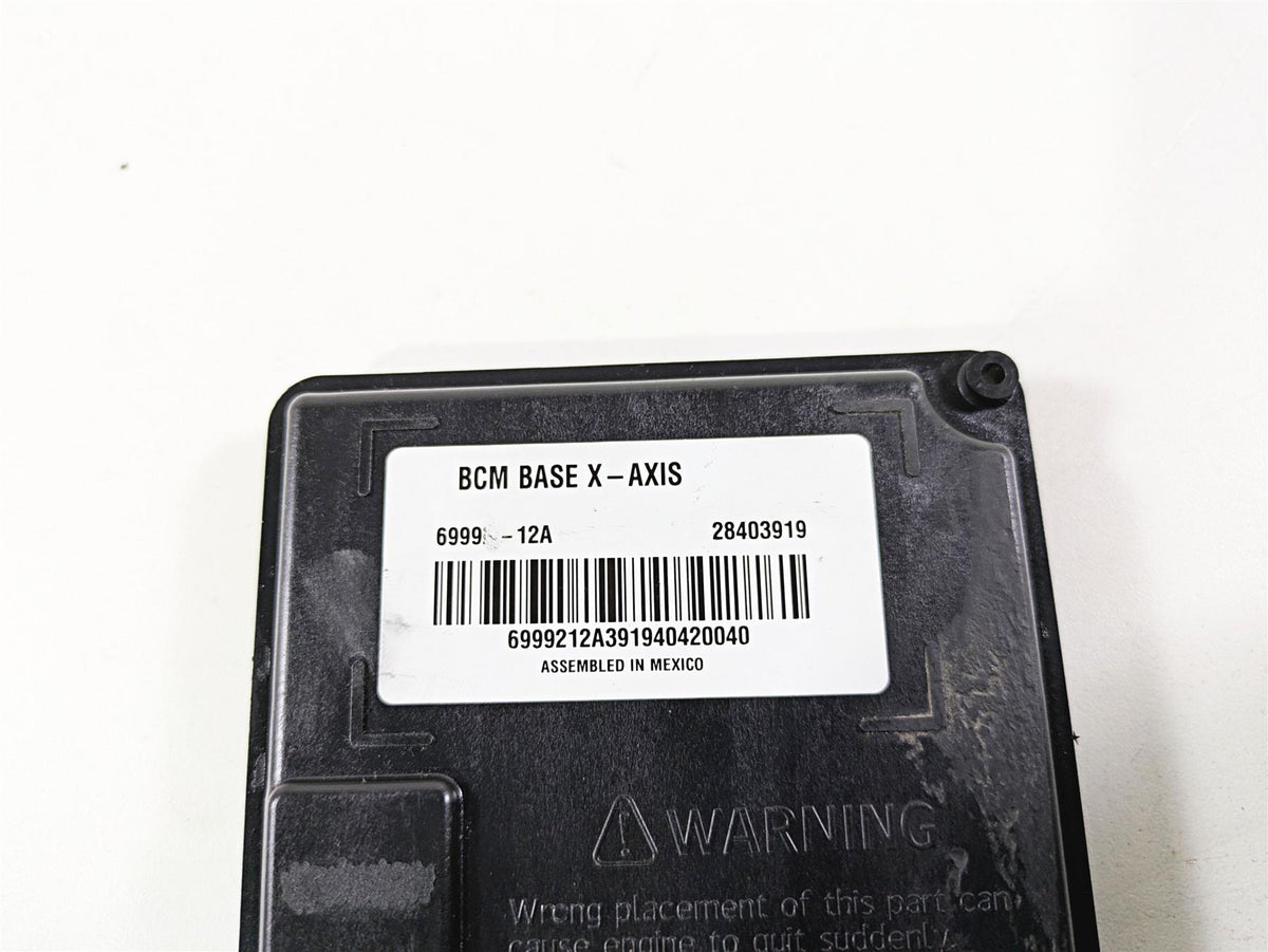 2014 Harley FXDL Dyna Low Rider Bcm X-Axis Base Module Control Unit 69992-12A {{ shop.shopifyCountryName }} - Mototech271