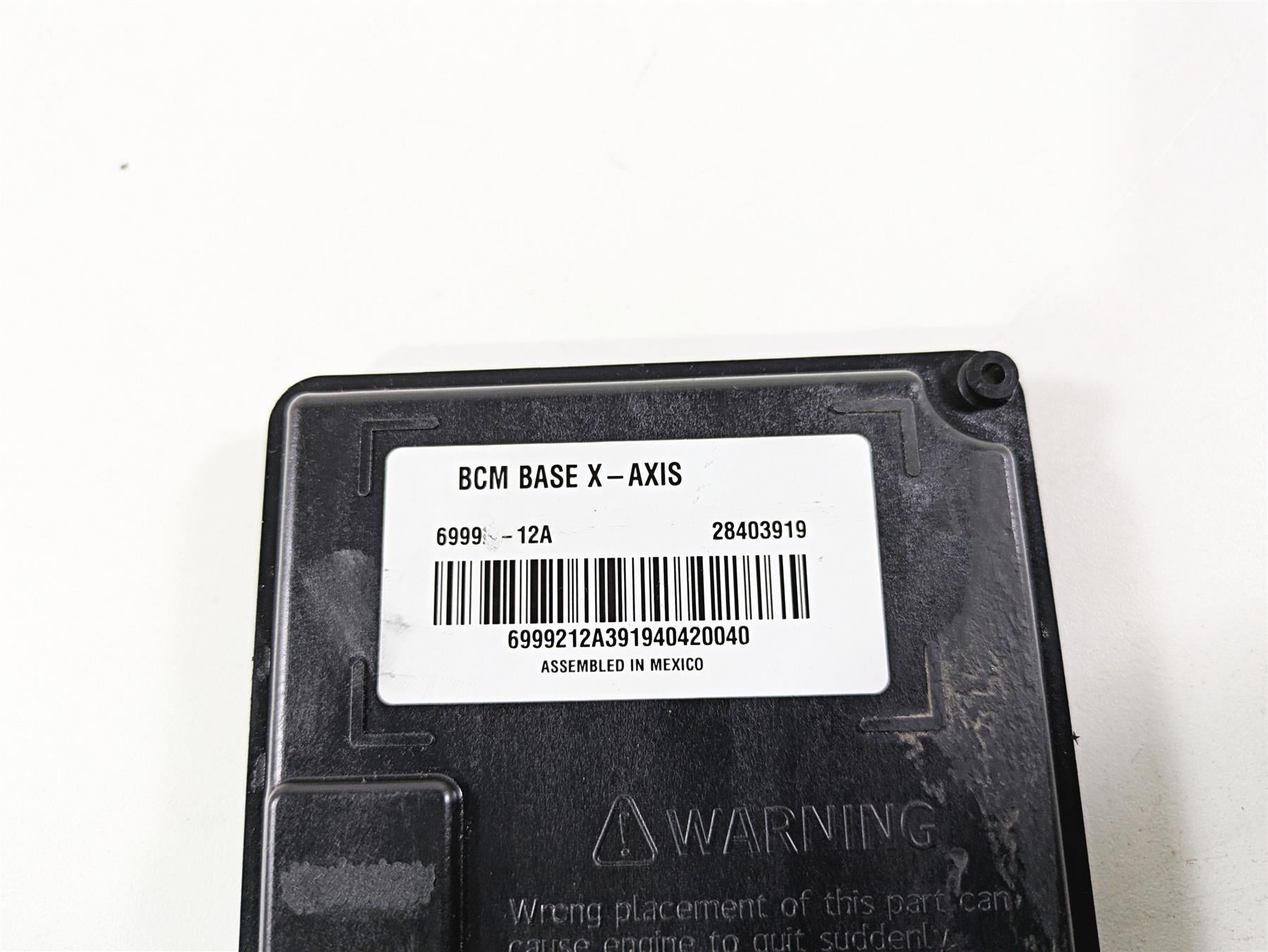 2014 Harley FXDL Dyna Low Rider Bcm X-Axis Base Module Control Unit 69992-12A {{ shop.shopifyCountryName }} - Mototech271