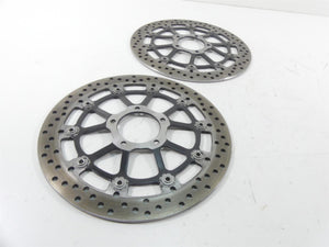 2015 Ducati Diavel Dark Front Brembo Brake Disc Rotor Set 49241011A