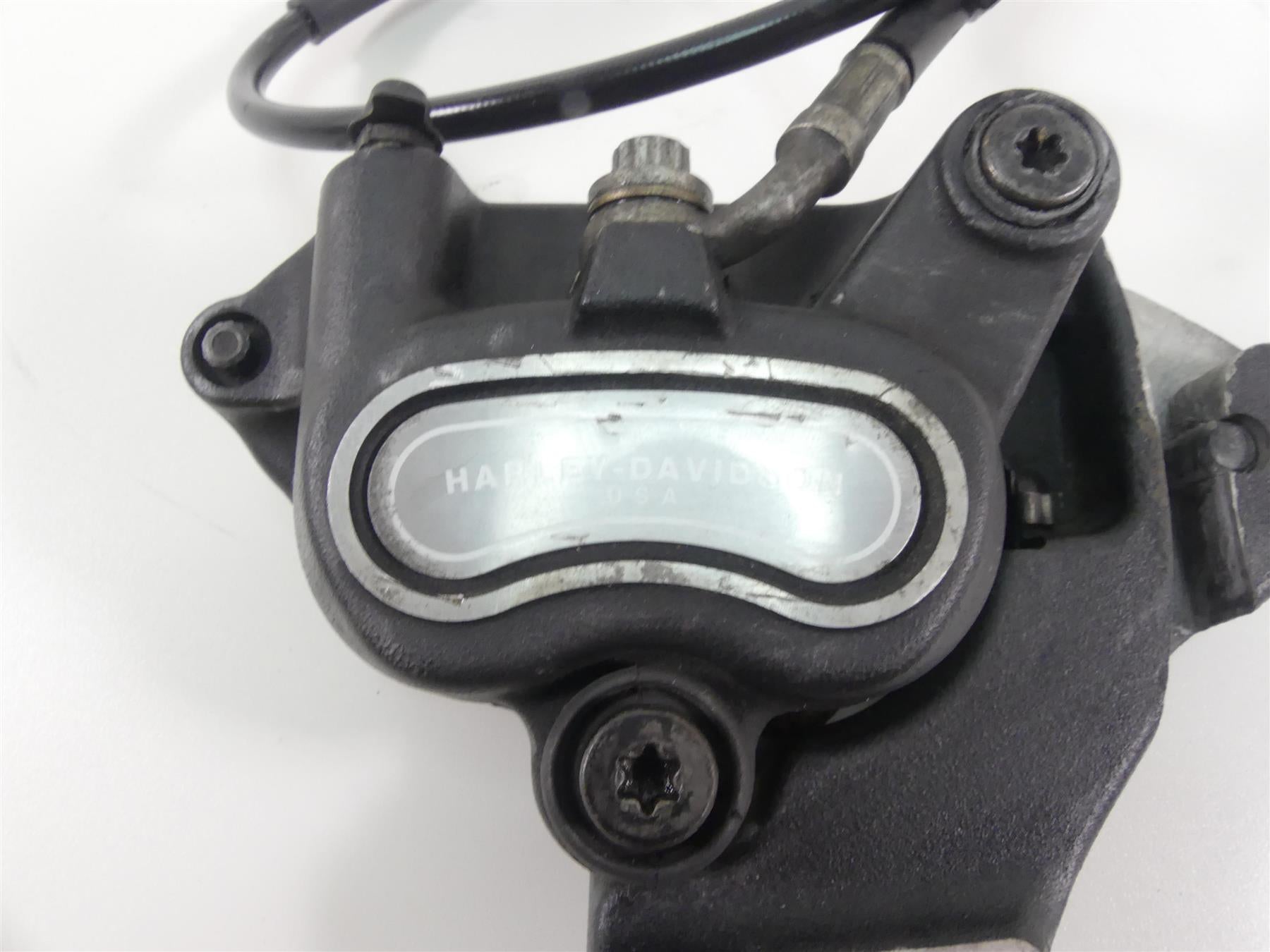 2008 Harley Softail FLSTSB Cross Bones Rear Brake Caliper 25mm Bracket 40908-08 {{ shop.shopifyCountryName }} - Mototech271