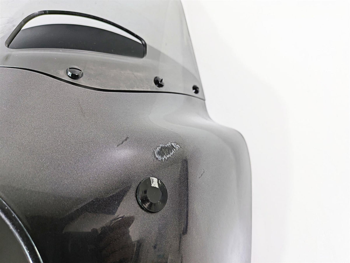 2011 Harley FXDC Dyna Super Glide Front Nose Headlight Cover Windshield & Mount {{ shop.shopifyCountryName }} - Mototech271