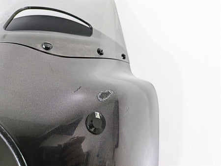 2011 Harley FXDC Dyna Super Glide Front Nose Headlight Cover Windshield & Mount {{ shop.shopifyCountryName }} - Mototech271