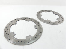 Load image into Gallery viewer, 2013 Harley VRSCF Muscle V-Rod Front Brake Rotor Disc Set 44553-06A | Mototech271
