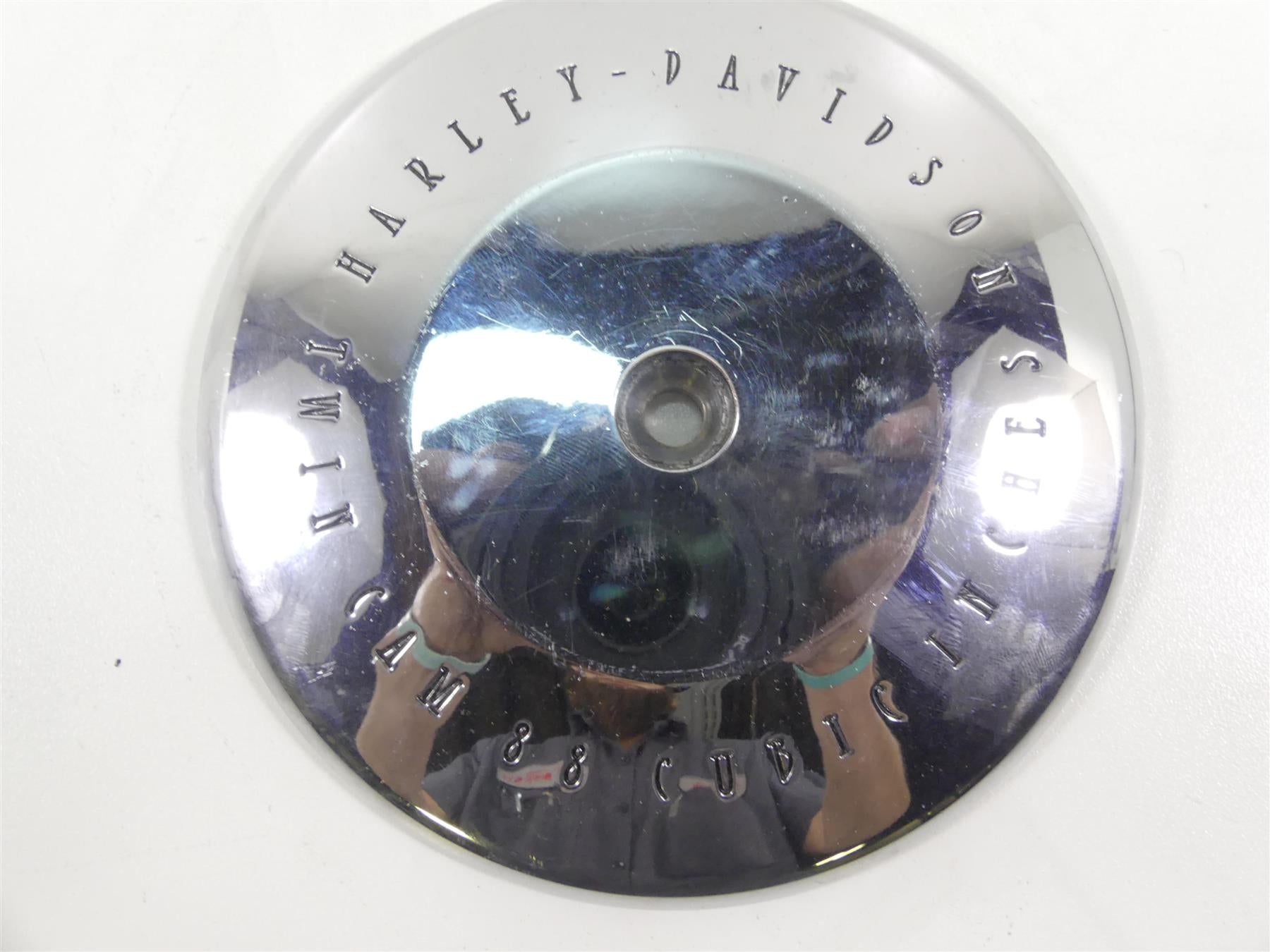 1999 Harley Dyna FXDL Low Rider Round 88ci Twin Cam Air Breather Chrome Cover {{ shop.shopifyCountryName }} - Mototech271