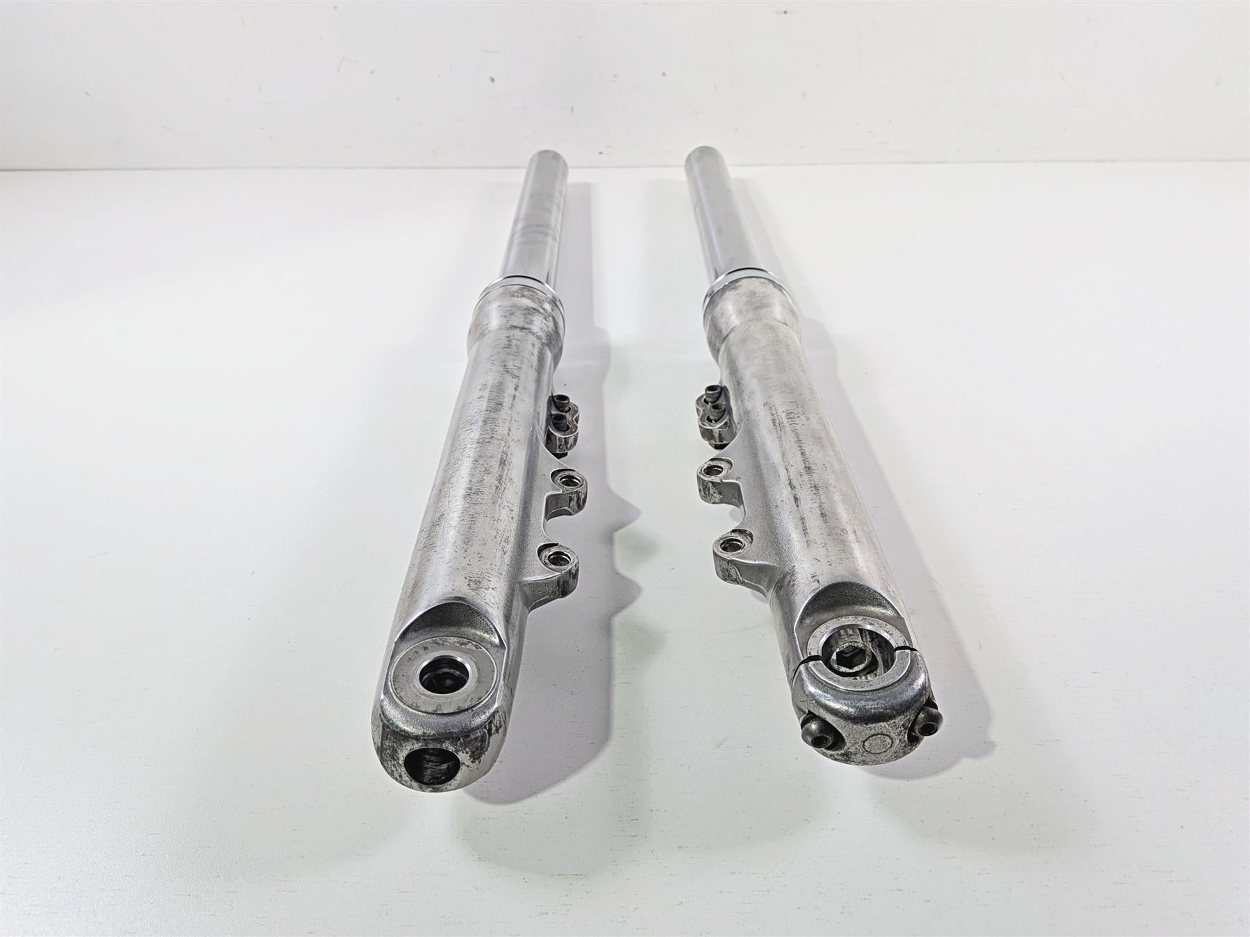 2014 Harley FXDL Dyna Low Rider Dual Brake Front Fork Leg Set 49mm Read 45400052 {{ shop.shopifyCountryName }} - Mototech271