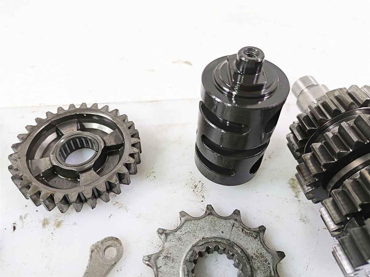 1998 KTM 380 SX MX Transmission Gears Shift Drum Lever Forks 54633003400 54633002500 {{ shop.shopifyCountryName }} - Mototech271