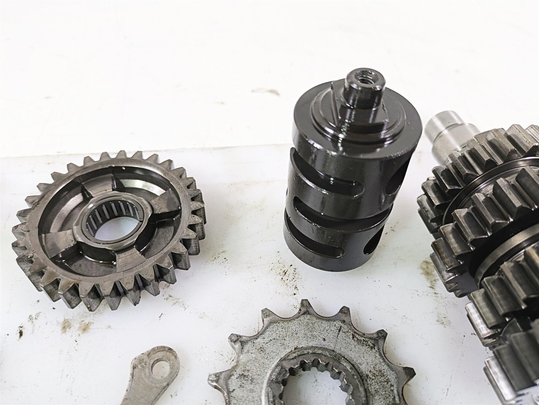 1998 KTM 380 SX MX Transmission Gears Shift Drum Lever Forks 54633003400 54633002500 {{ shop.shopifyCountryName }} - Mototech271