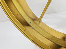 Load image into Gallery viewer, 2008 Aprilia RSVR 1000 Factory Front Wheel Rim 17x3.5 Gold Evo Forged 853375
