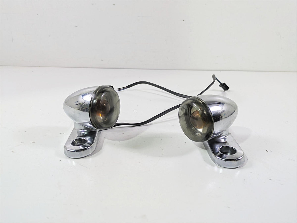 2010 Harley Touring FLHXSE CVO Street Glide Front Blinker & Mount Set 69278-06 {{ shop.shopifyCountryName }} - Mototech271