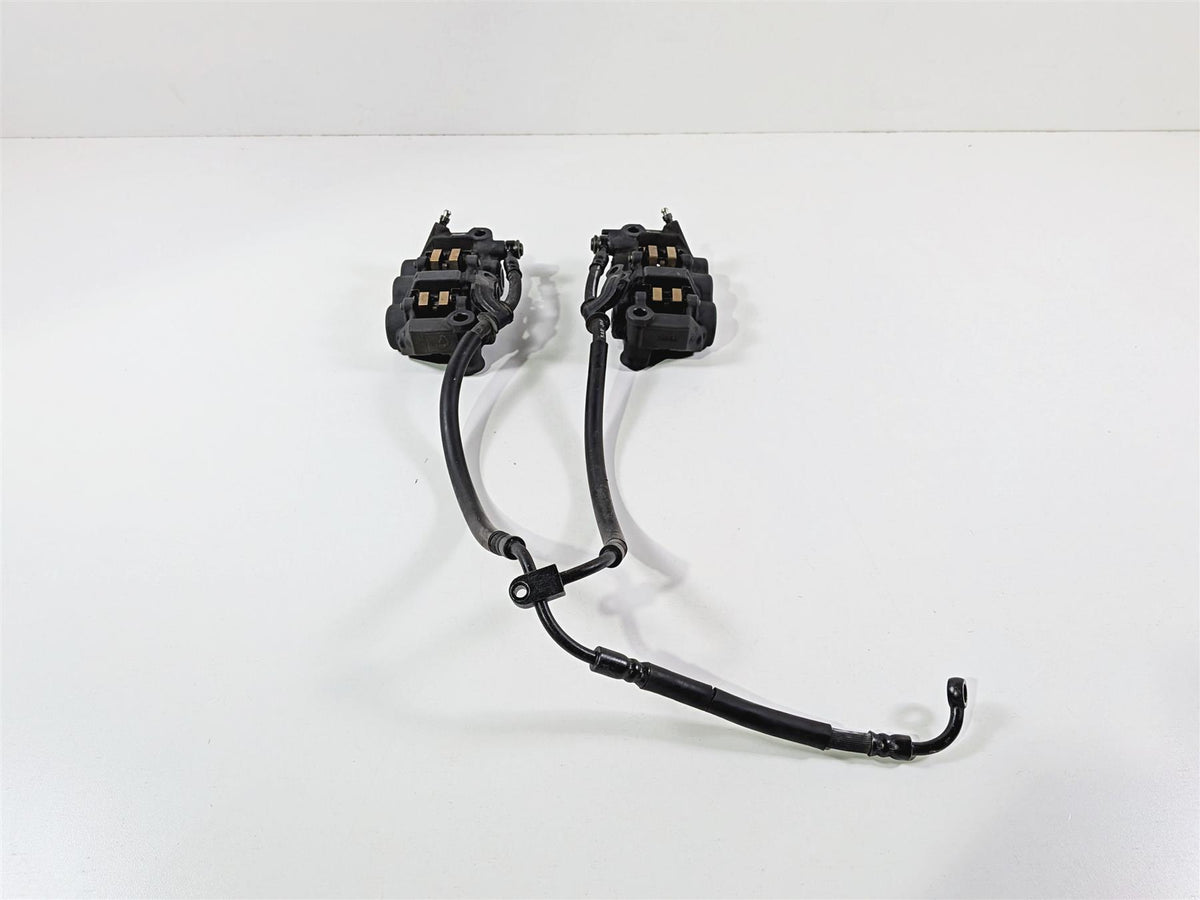 2008 Yamaha YZF R1 RN19 Front Brake Caliper Set 6 Piston & Lines 4C8-2580T-01-00 {{ shop.shopifyCountryName }} - Mototech271